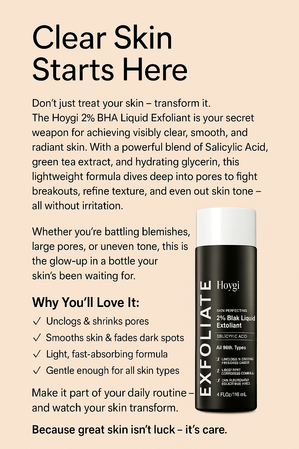 Salicylic Acid Acne Removing