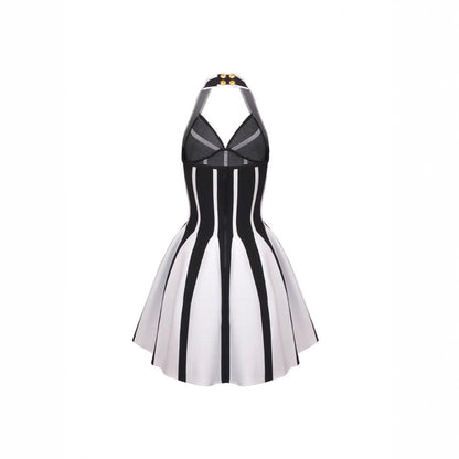 Black And White Stripes Dress